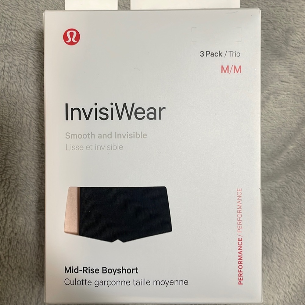 NWT 3-PACK  LULU LEMON INVISIWEAR UNDIES
